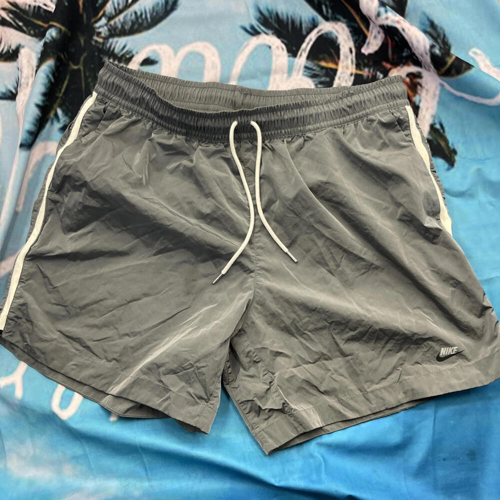 NIKE MEN'S XL SPORTSWEAR STYLE ESSENTIALS‎ TRACK SHORTS GRAY DD7039-073 H48